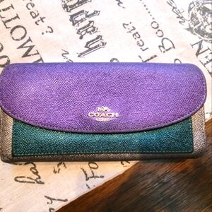 Well loved coach limited edition wallet